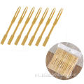 Bamboo Fruit Forks Cake Picks met aangepast pakket